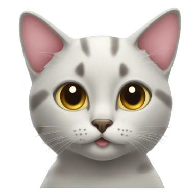 Cat wih heart eyes sticker