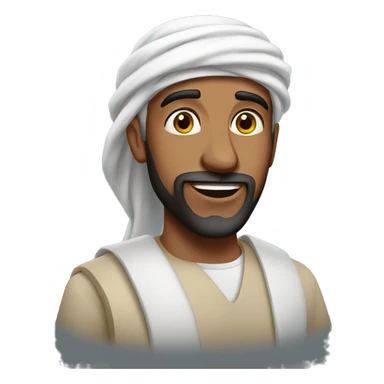 Arabian man sticker