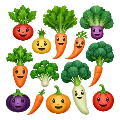 vegetables emotion emoji  sticker