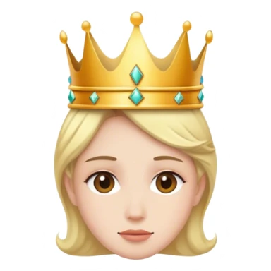 Prenses taç sticker