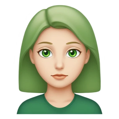 Solo Ojos verdes sticker