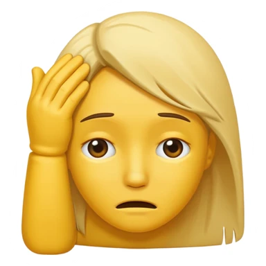 facepalm emoji sticker