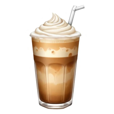aesthetic iced latte sticker