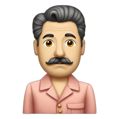 Joseph Stalin in pajamas sticker