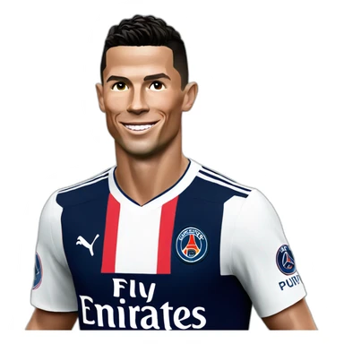 Cristiano ronaldo PSG  sticker