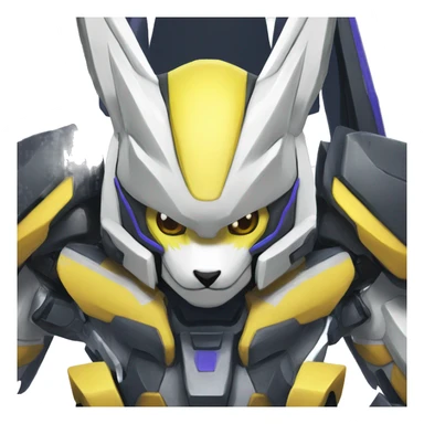 Renamon-Zeraora-Metabee-Mecha sticker
