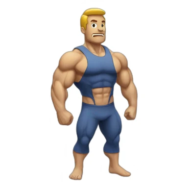 Haltère muscu sticker