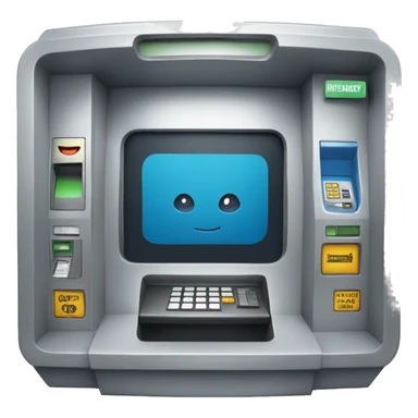 atm+robot sticker