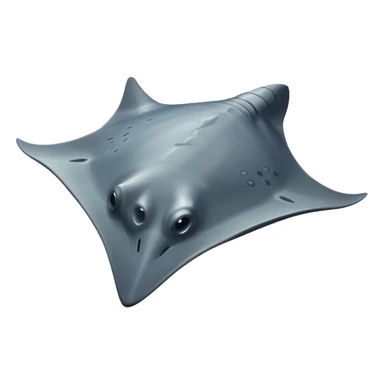 Realistic full bodied Sting ray sticker