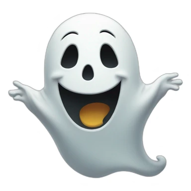 Happy ghost sticker