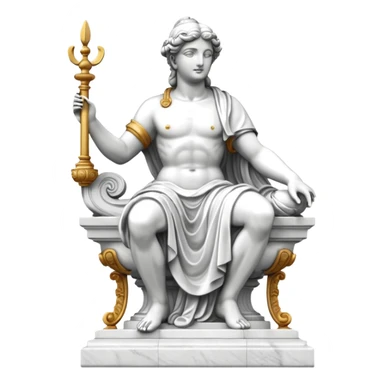 architecture of the statue sticker