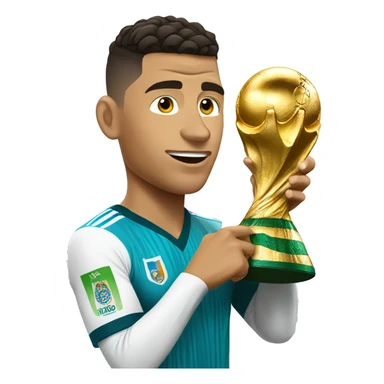 ronaldo hold world cup sticker