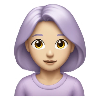 Cute lilac rug  sticker