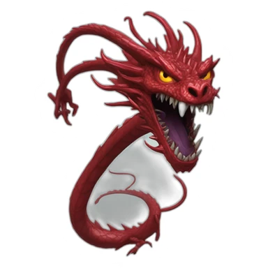 Carnage symbiote dragon sticker