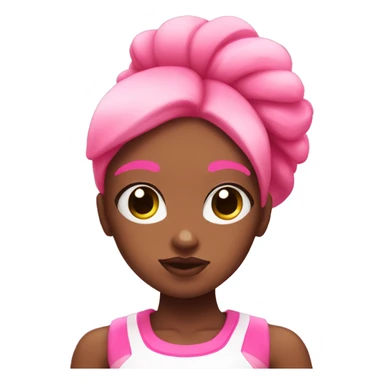 a cute pink power puff girl sticker