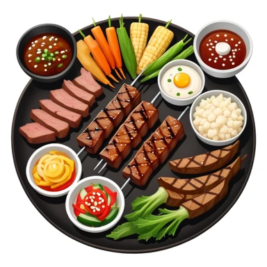 Korean bbq sticker