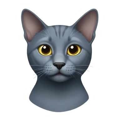 Russian blue cat sticker