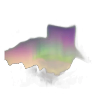 aurora boreal sticker