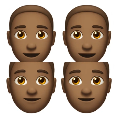 face emojis and with one hand to the left vertically and the same on the other side sticker