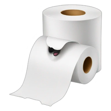 toilet paper sticker