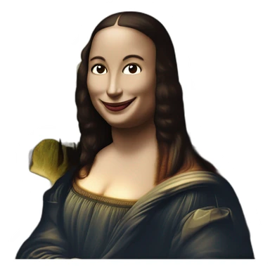 mona lisa classic sticker