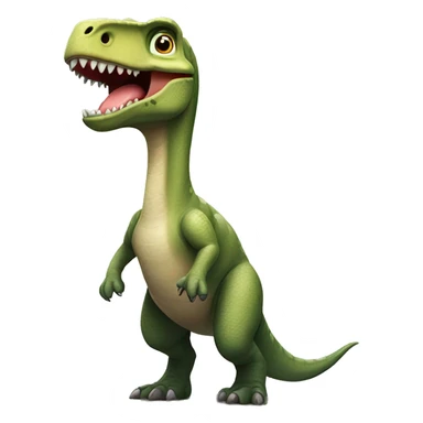 Dinosaure amoureux sticker