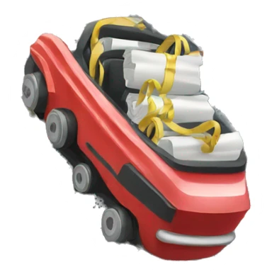 rollercoaster with money sticker