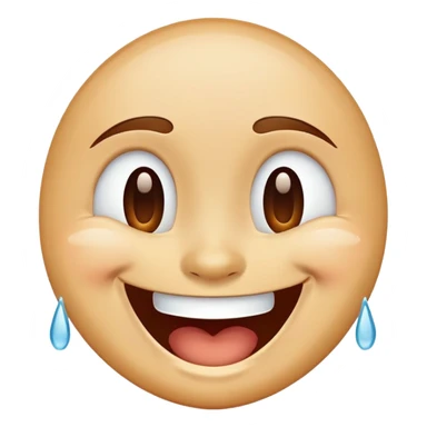 laughing face with tears of joy sticker