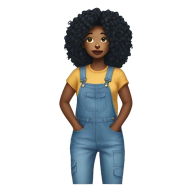 sza wear Overalls sticker