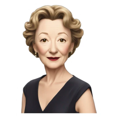 Lesley Manville sticker