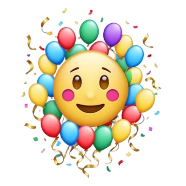 Un emojin de  anul nou sticker