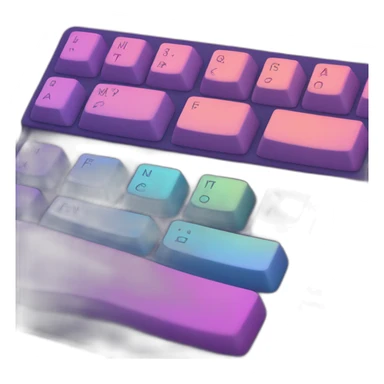 beautiful color keyboard sticker