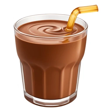Chocolate milk and apple juice mix sticker