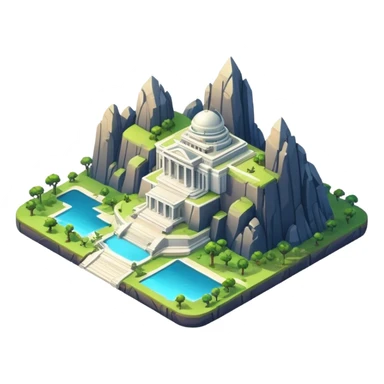 Luxurious rog  scenery  sticker