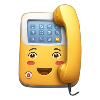 phone calling sticker