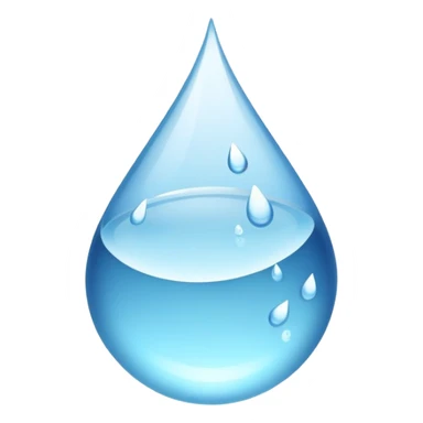 Bottle of water sticker