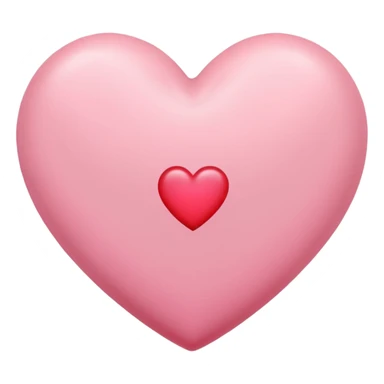 one pink heart  and one red heart emoji with subtle sakura petal texture sticker