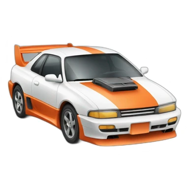 car-turbo-part-back-and-white sticker