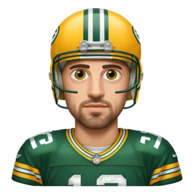 Aaron rodgers realistic image sticker