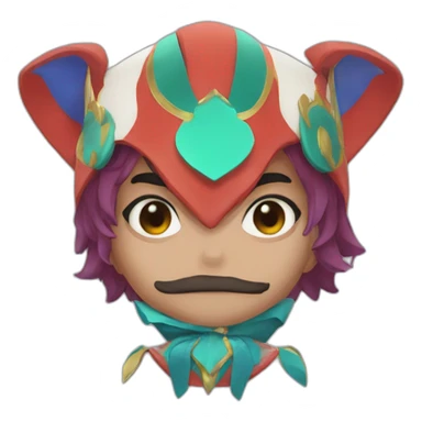 Arlecchino genshin sticker