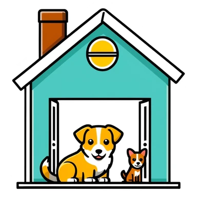  Sign that says specifically: “BRING DOGS INSIDE” sticker