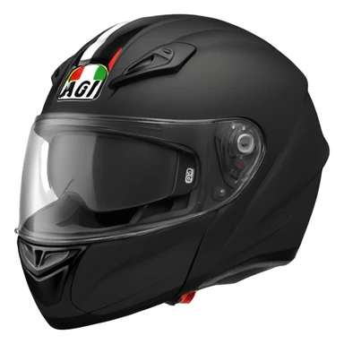 Casque moto AGV noir sticker