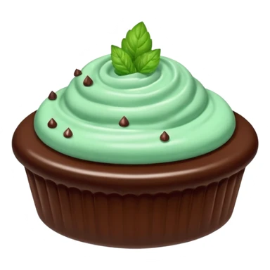 malteada de menta con chocolate sticker