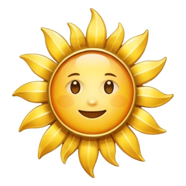 Verified badge with the body of a Sun ☀️ sticker