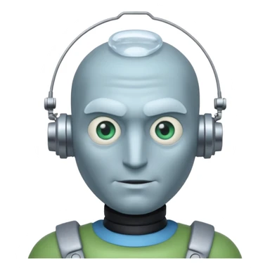 mr freeze with green shirt sticker