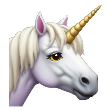 A Sad Unicorn sticker