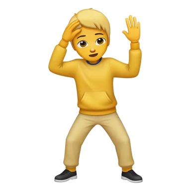 Dabbing emoji  sticker