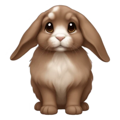 disney inspired brown holland lop sticker