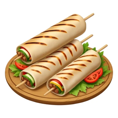 1 shawarma kebab sticker