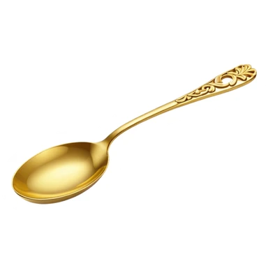gold spoon sticker
